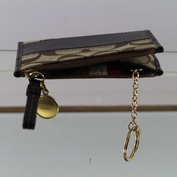 Brown Coach change purse/cards - keys - Picture 8 of 8